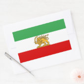 IRAN Leeuw en Zon Vlag GROOT Sticker (Envelop)