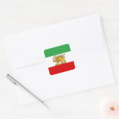 IRAN Leeuw en Zon Vlag Mini Sticker (Envelop)