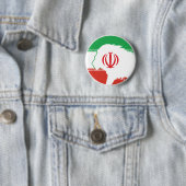 Iran Leeuw Iraanse nationale dierenvlag Ronde Button 5,7 Cm (In situ)