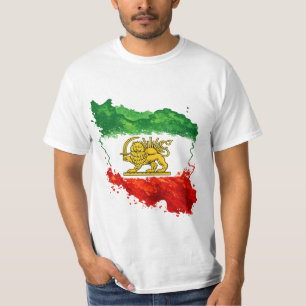 Iran Leeuw & Zon T-Shirt Perzisch Shir o Khorshi