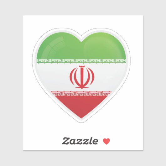 Iran Liefde Icoon Sticker (Vel)