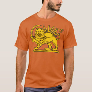 Iran Lion Sun Achaemenid Empire Safavid dynasty T-shirt