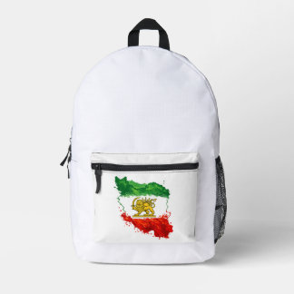 Iran Lion & Sun Backpack | Persian Shir o Khorshid Bedrukte Rugzak