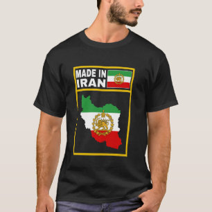 Iran Lion Sun Flag, Iran, Perzisch, Iran kaart, Vl T-shirt