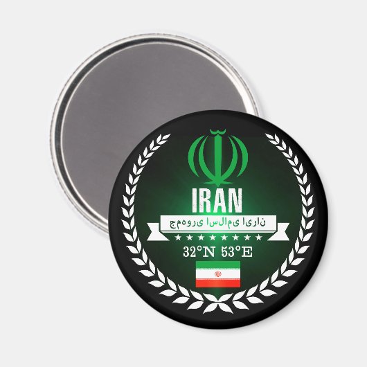 Iran Magneet (Voorkant / Achterkant)