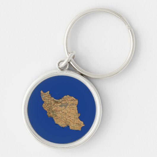 Iran Map Sleutelhanger (Voorkant)