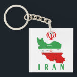 Iran Map with Flag and Emblem Sleutelhanger<br><div class="desc">Iran Political Map with capital Tehran, national borders, most important cities, rivers and lakes. The Iranian Flag Colors are superposed on the Map Silhouette. Vector Illustration by BluedarkArt TheChameleonArt</div>