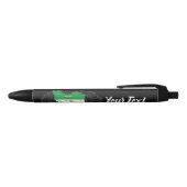 Iran Map with Flag and Emblem Zwarte Inkt Pen (Bovenkant)