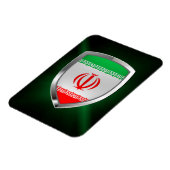 Iran Metallic Emblem Magneet (Linkerzijde)