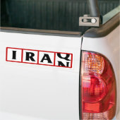 Iran naar Irak Bumpersticker (Op Truck)