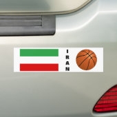 Iran Nationaal Basketbalteam Bumpersticker (Op auto)
