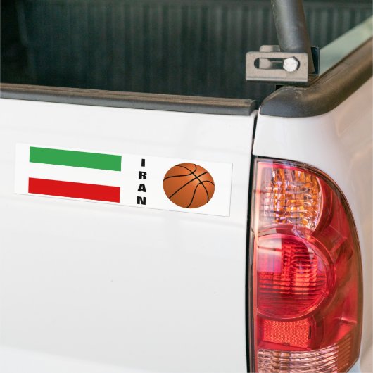 Iran Nationaal Basketbalteam Bumpersticker (Op Truck)