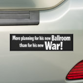 Iran Oorlog - Trump Bumpersticker (Op auto)