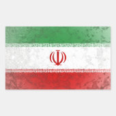 Iran Rechthoekige Sticker (Voorkant)
