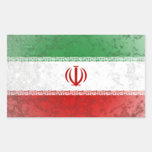Iran Rechthoekige Sticker