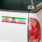 Iran Revolution Social Media Parody Bumpersticker (Op Truck)