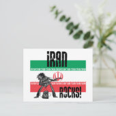 Iran Rocks Briefkaart (Staand voorkant)