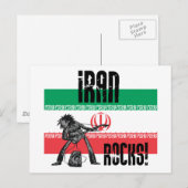 Iran Rocks Briefkaart (Voorkant / Achterkant)