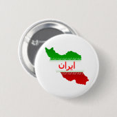 Iran Ronde Button 5,7 Cm (Voorkant /achterkant)
