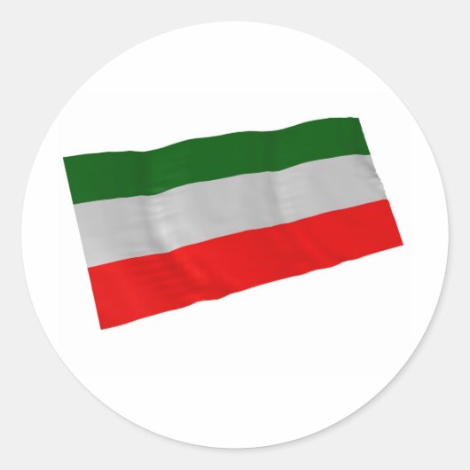 iran ronde sticker (Voorkant)