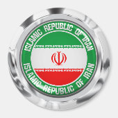 Iran Round Emblem Magneet (Voorkant)