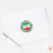 Iran Round Emblem Ronde Sticker (Envelop)