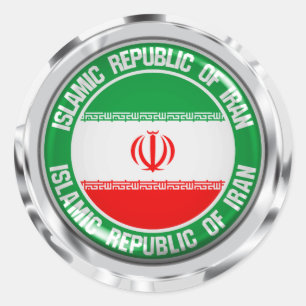 Iran Round Emblem Ronde Sticker