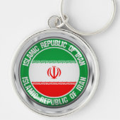 Iran Round Emblem Sleutelhanger (Voorkant)