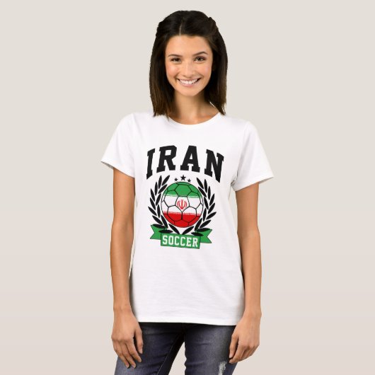 Iran Soccer T-shirt (Voorkant volledig)