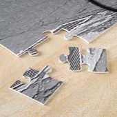 Iran Stadsstraat in Teheran en volk Legpuzzel (Zijkant)