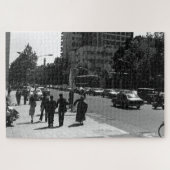  Iran Stadsstraat in Teheran en volk Legpuzzel (Horizontaal)