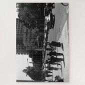 Iran Stadsstraat in Teheran en volk Legpuzzel (Verticaal)