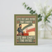 Iran Stemming in 2009 Briefkaart (Staand voorkant)