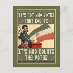 Iran Stemming in 2009 Briefkaart