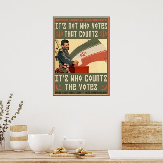 Iran Stemming in 2009 Poster (Keuken)