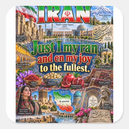Iran sticker (Voorkant)