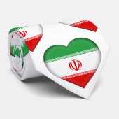 Iran Stropdas van het Heart Pattern-vlagkleurensys (Opgerold)