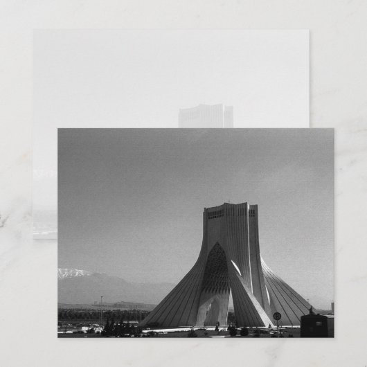  Iran Teheran Azadi Square Briefkaart (Voorkant / Achterkant)