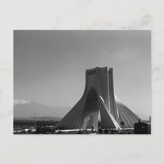  Iran Teheran Azadi Square Briefkaart (Voorkant)
