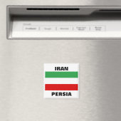 Iran Tricolor "IRAN" & "PERSIA" Magneet (Insitu (Vaatwasser))