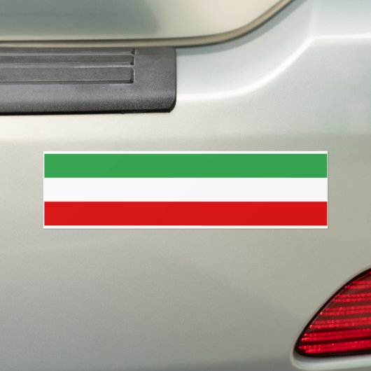 Iran Tricolor Stripe Bumpersticker (Op auto)