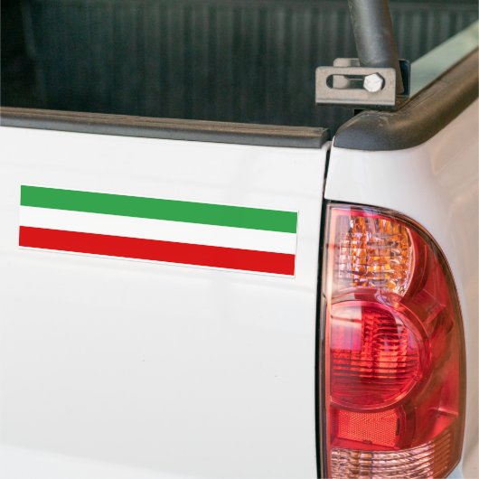 Iran Tricolor Stripe Bumpersticker (Op Truck)