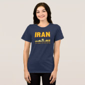 Iran trots op Iraanse Perzië bakermat van beschavi Tri-Blend Shirt (Voorkant volledig)