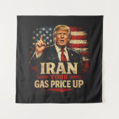 Iran Uw Gasprijs Omhoog Wandkleed (Voorkant)