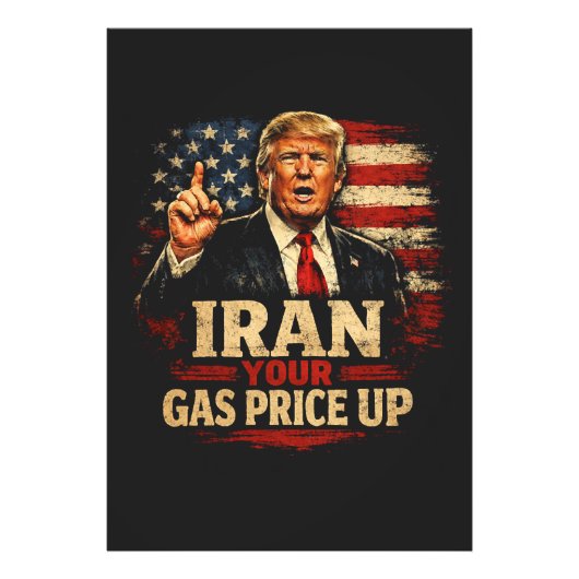 Iran Verhoogt Uw Gasprijs Foto Afdruk (Voorkant)