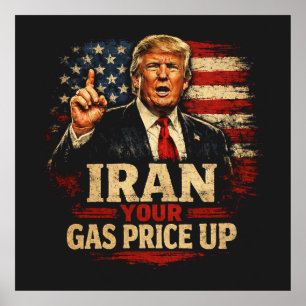 Iran Verhoogt Uw Gasprijs Poster