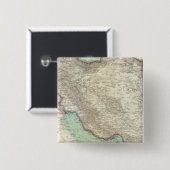 Iran Vierkante Button 5,1 Cm (Voorkant /achterkant)
