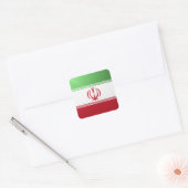 Iran vierkante glossy vlag sticker (Envelop)