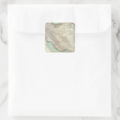 Iran Vierkante Sticker (Tas)