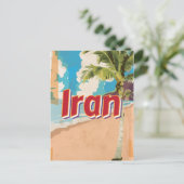 Iran Vintage reisposter Briefkaart (Staand voorkant)